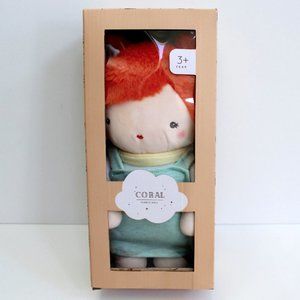 Wonder & Wise Cuddle Doll Coral Plush Doll 10"